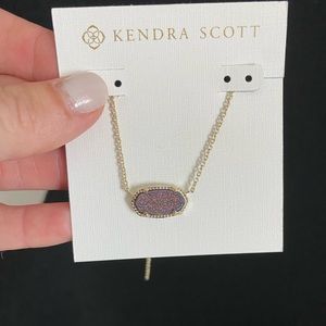 Kendra Scott Multi Drusy Elisa Necklace